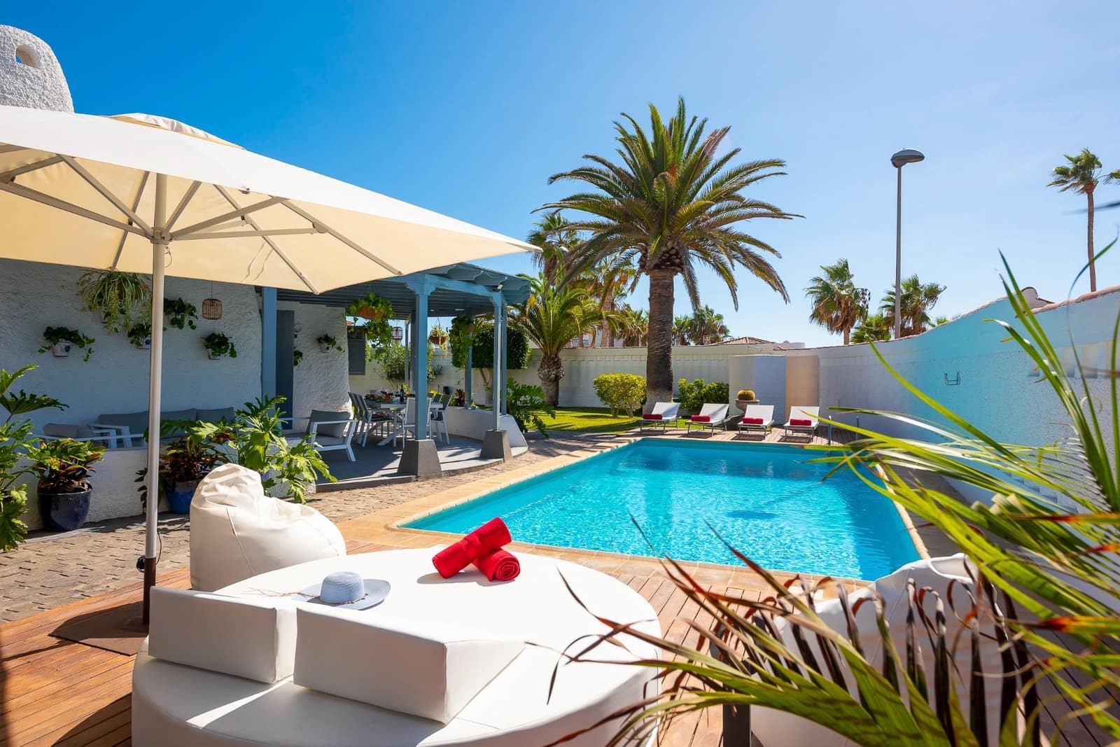 3 camera da letto Villa da affittare in Guia de Isora con piscina - 4.500 € (Rif: 10094224)
