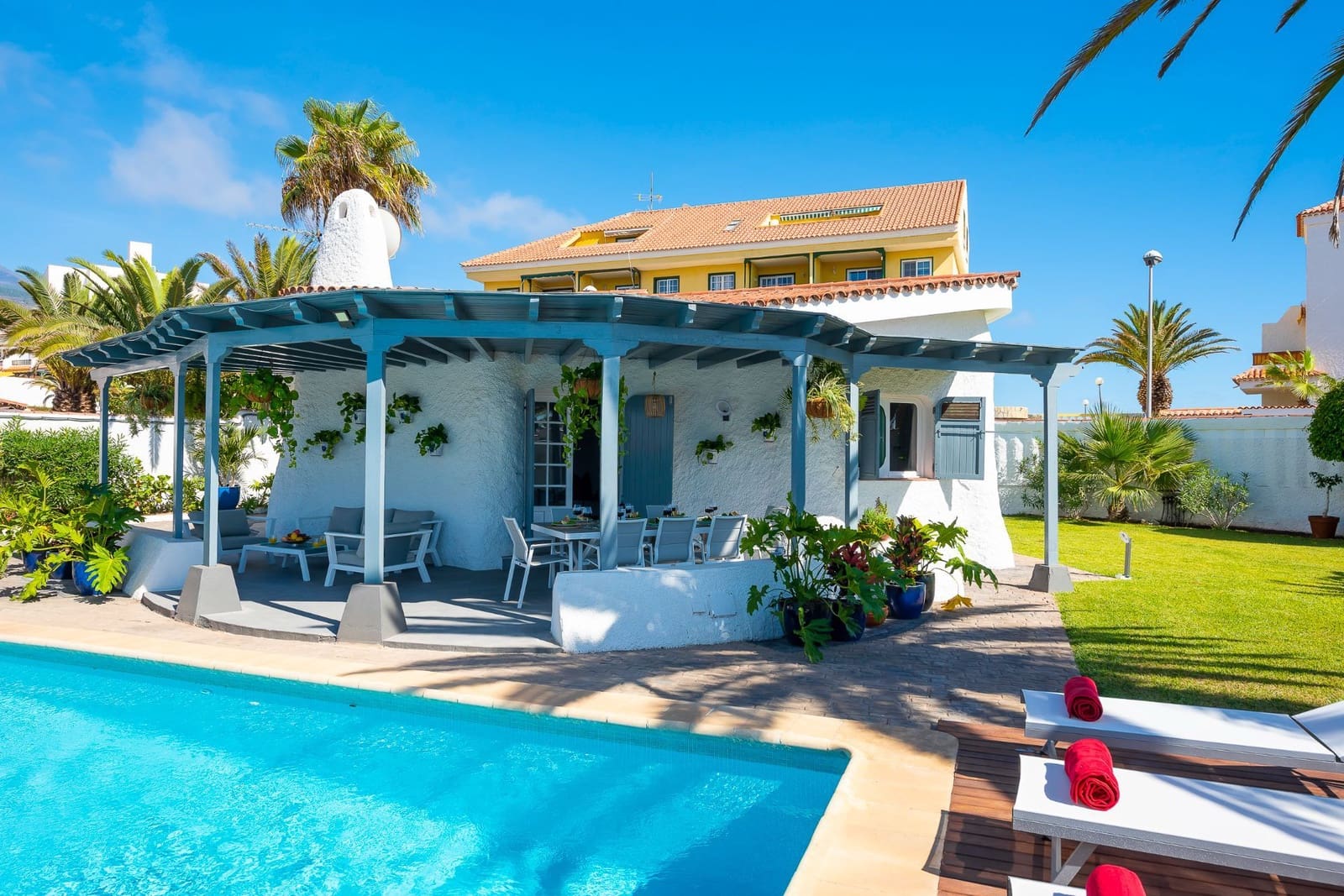 3 camera da letto Villa da affittare in Guia de Isora con piscina - 4.500 € (Rif: 10094224)