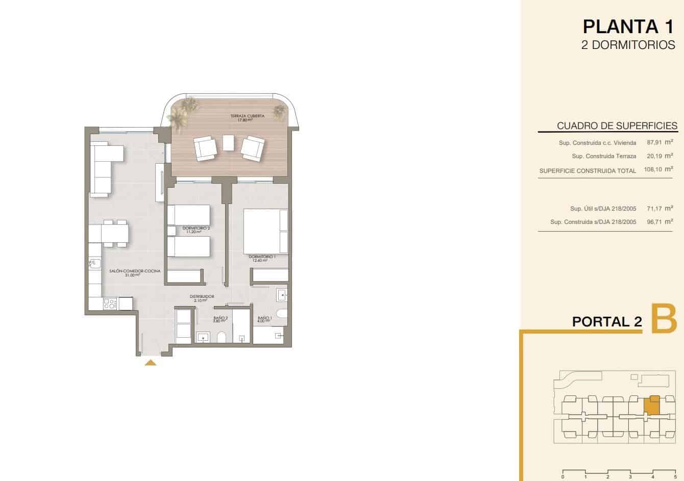 2 sypialnia Mieszkanie na sprzedaż w Torre del Mar z basenem - 415 000 € (Ref: 10068063)
