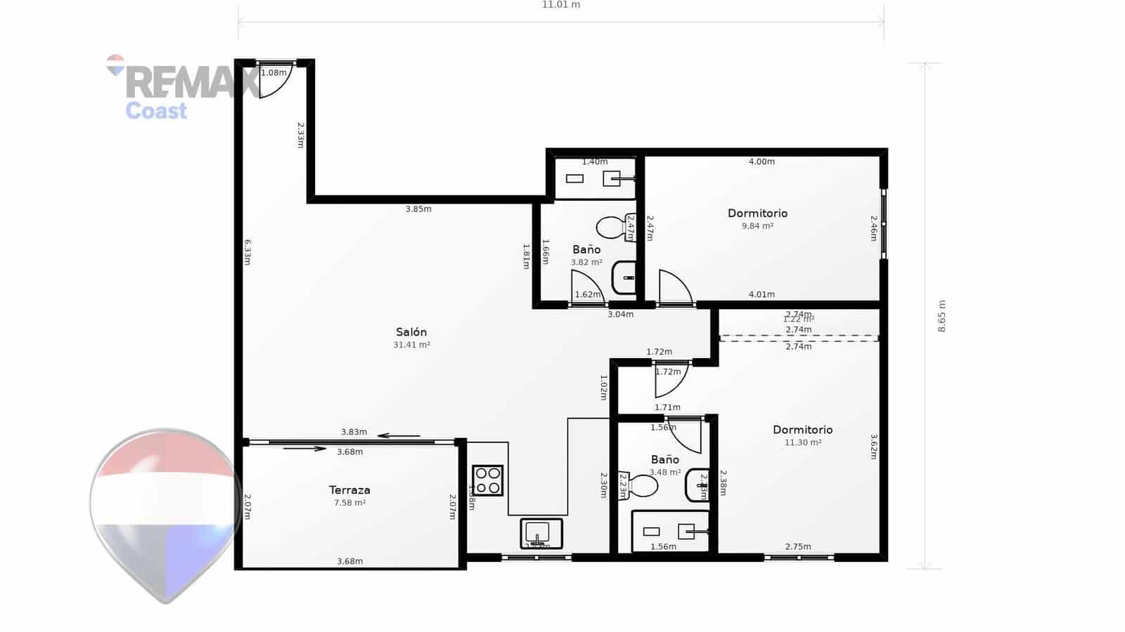2 soveværelse Lejlighed til salg i Mijas med swimmingpool garage - € 314.900 (Ref: 10151460)