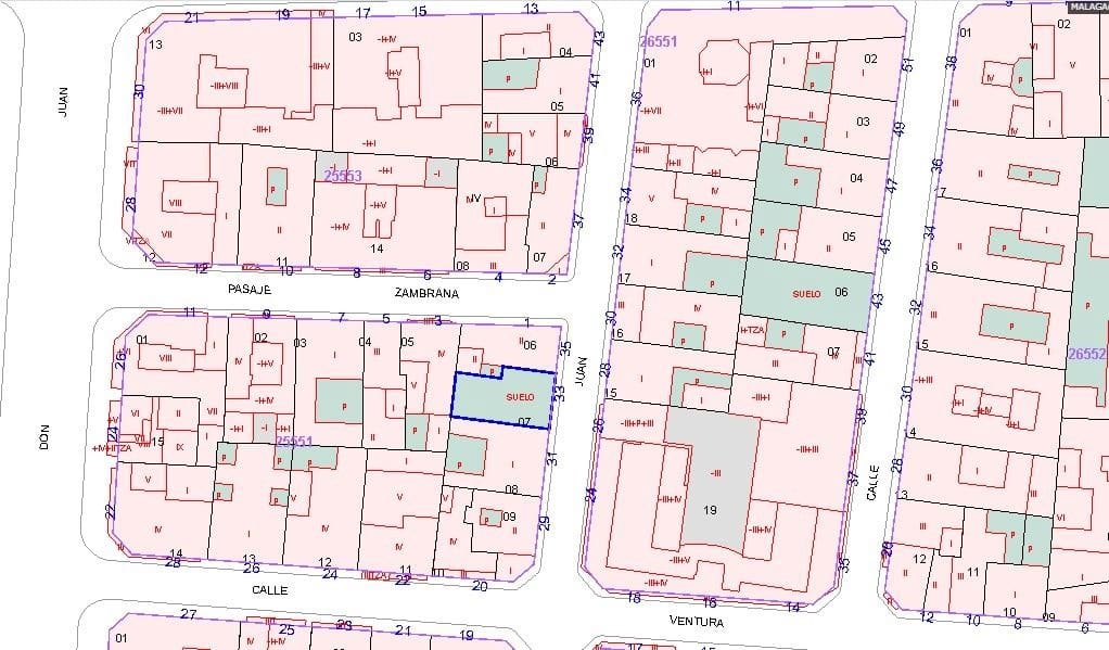 Byggetomt til salgs i Malaga by - € 340 000 (Ref: 8763981)