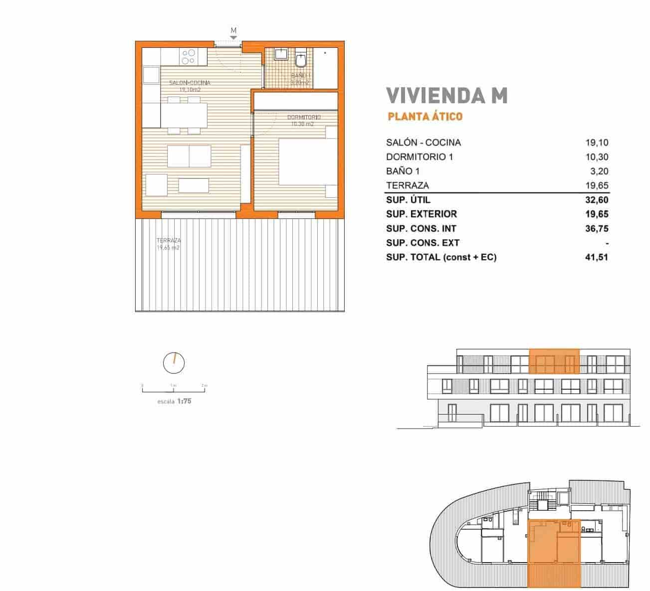 1 soveværelse Penthouse til salg i Benajarafe - € 315.000 (Ref: 9269922)