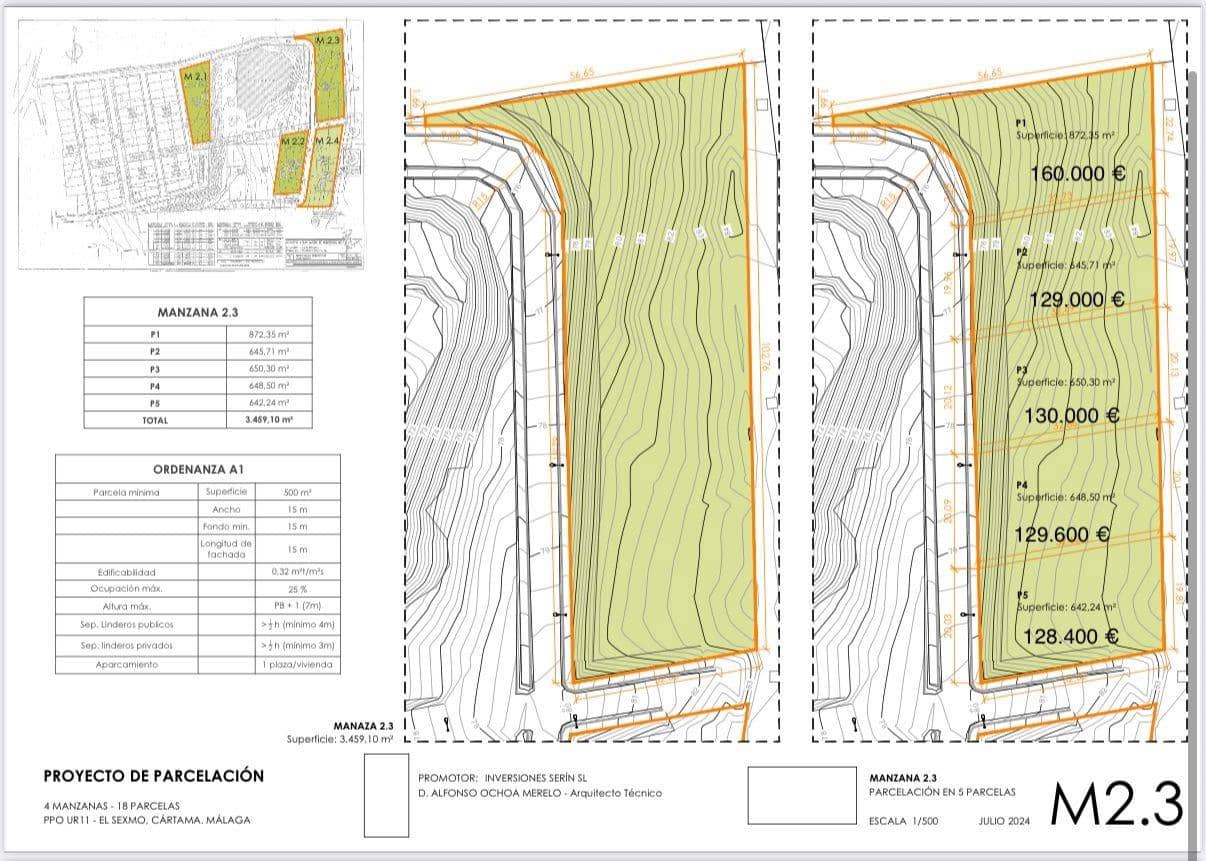 Działka budowlana na sprzedaż w Cartama - 105 800 € (Ref: 9311034)