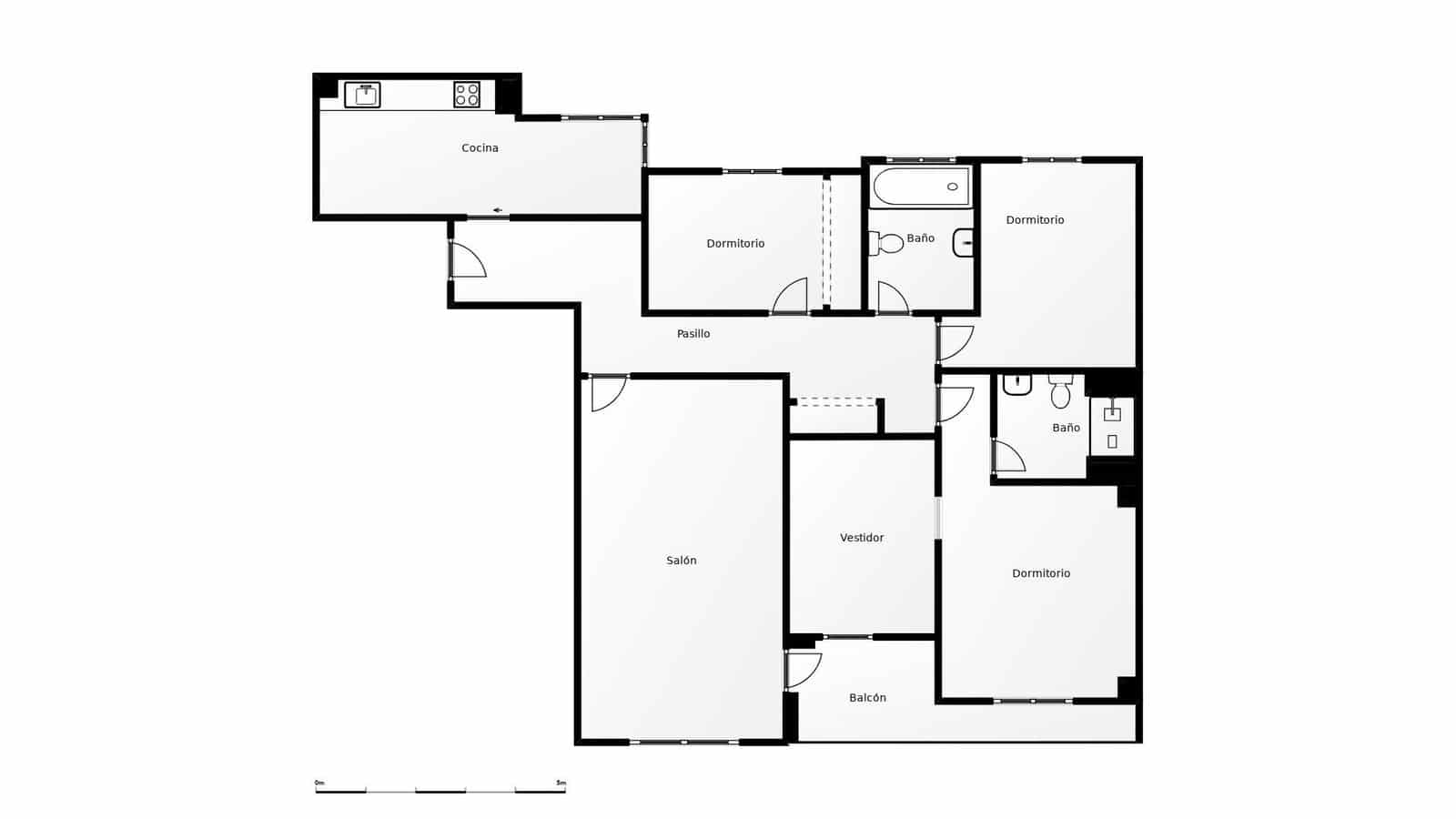 4 bedroom Flat for sale in Malaga city with garage - € 549,900 (Ref: 9452257)