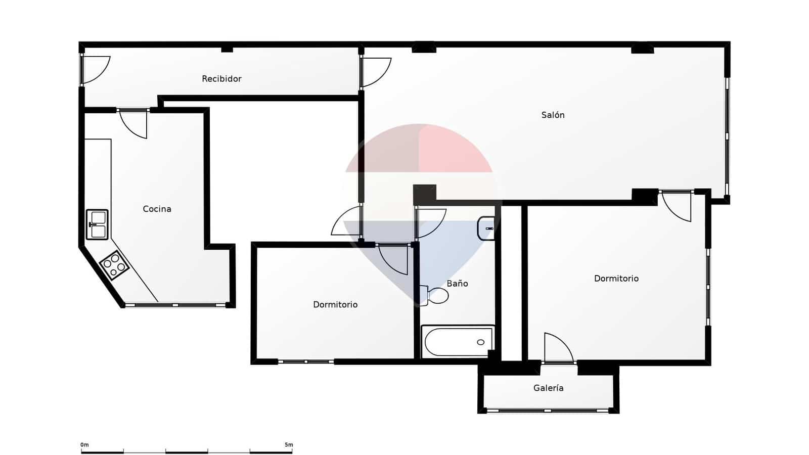 Piso de 3 habitaciones en Málaga ciudad en venta - 318.900 € (Ref: 9486707)