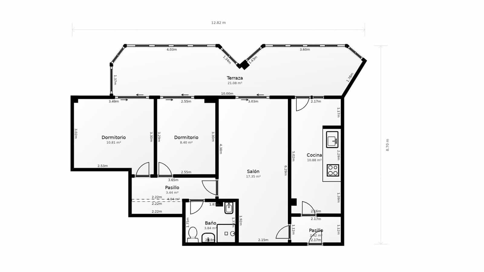 2 bedroom Flat for sale in Rincon de la Victoria with pool garage - € 385,000 (Ref: 9712118)