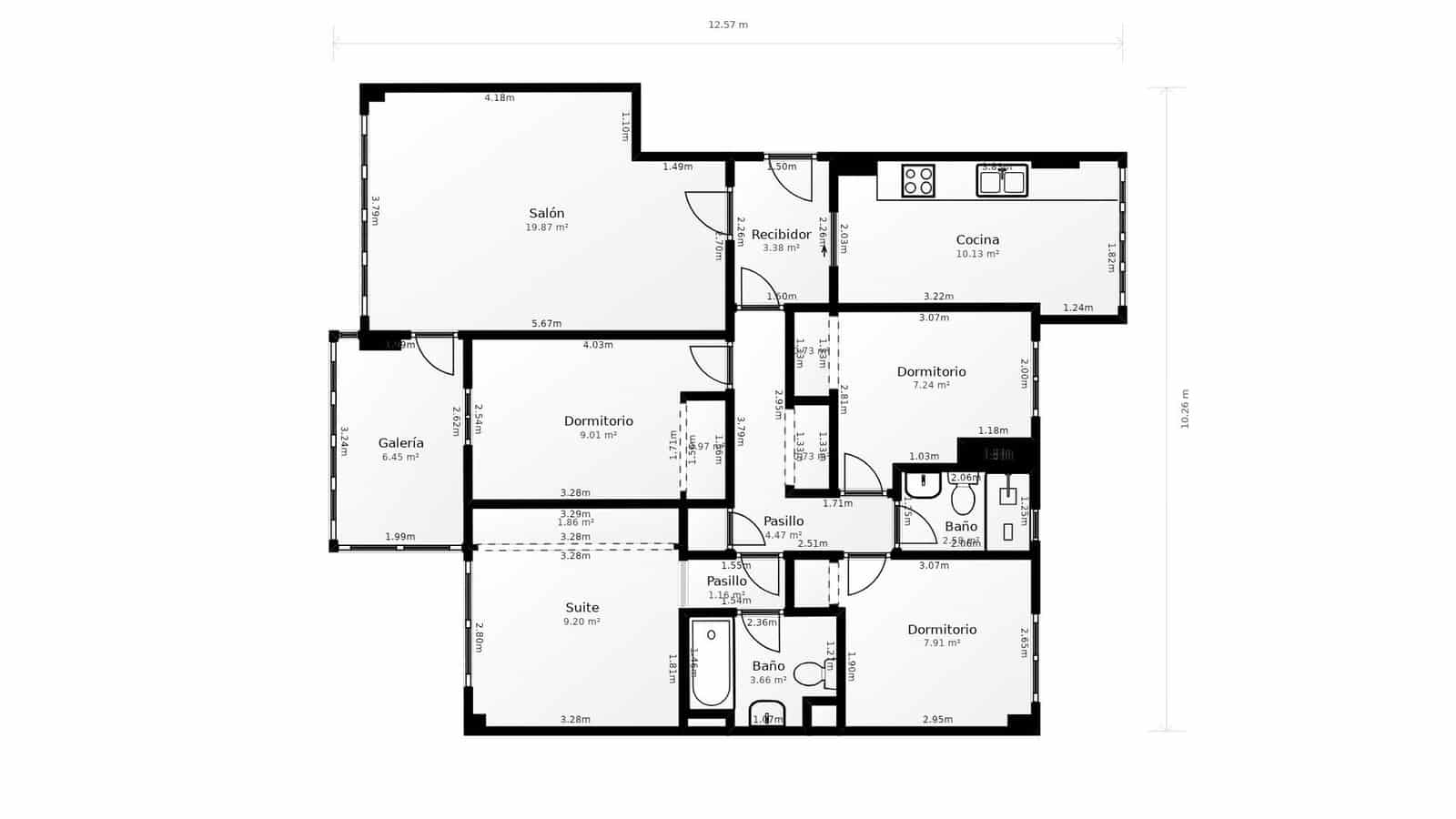 4 soveværelse Lejlighed til salg i Puerto de la Torre med swimmingpool - € 350.000 (Ref: 9794815)