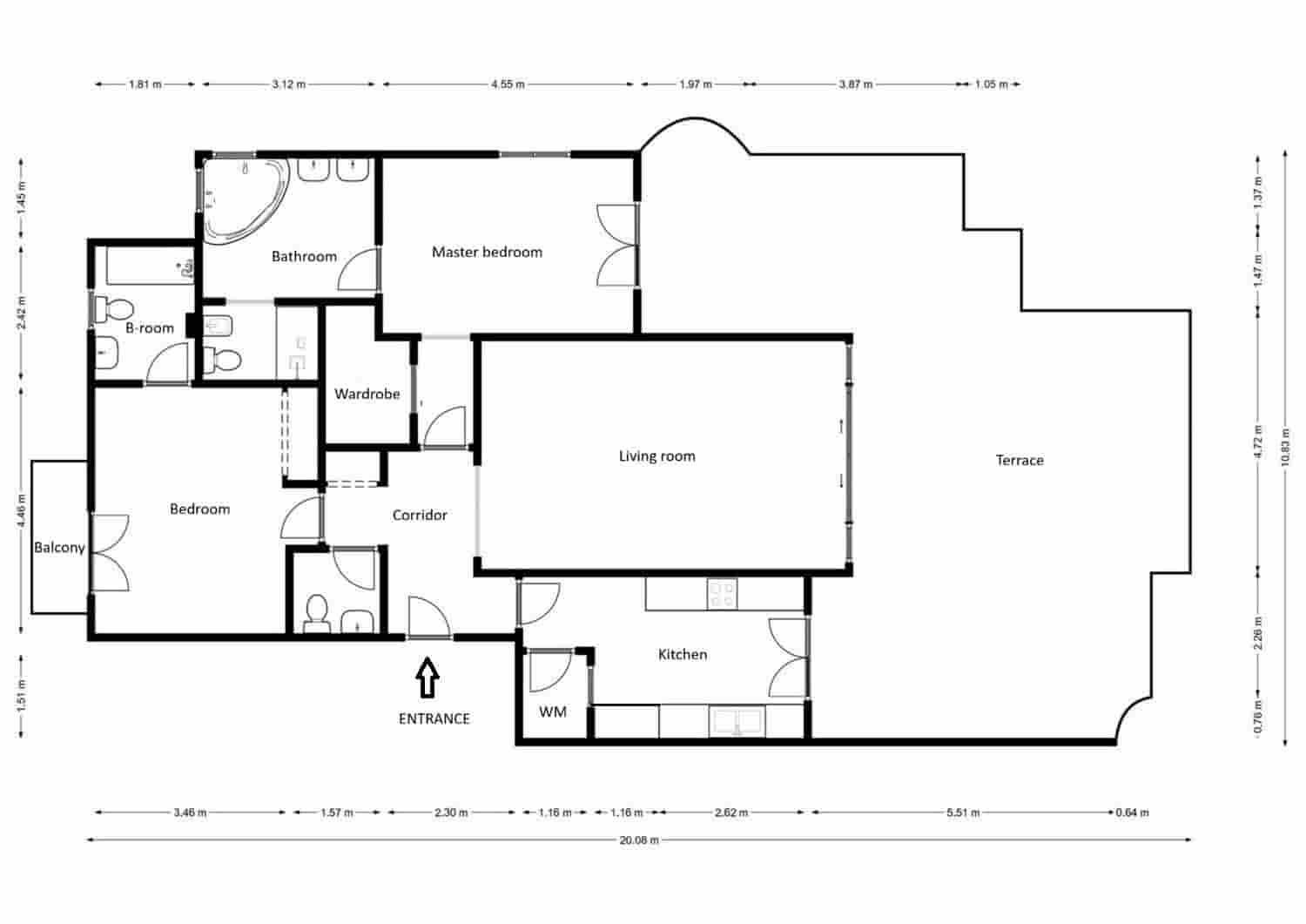 2 makuuhuone Huoneisto myytävänä paikassa Casares mukana uima-altaan - 530 000 € (Ref: 9913298)