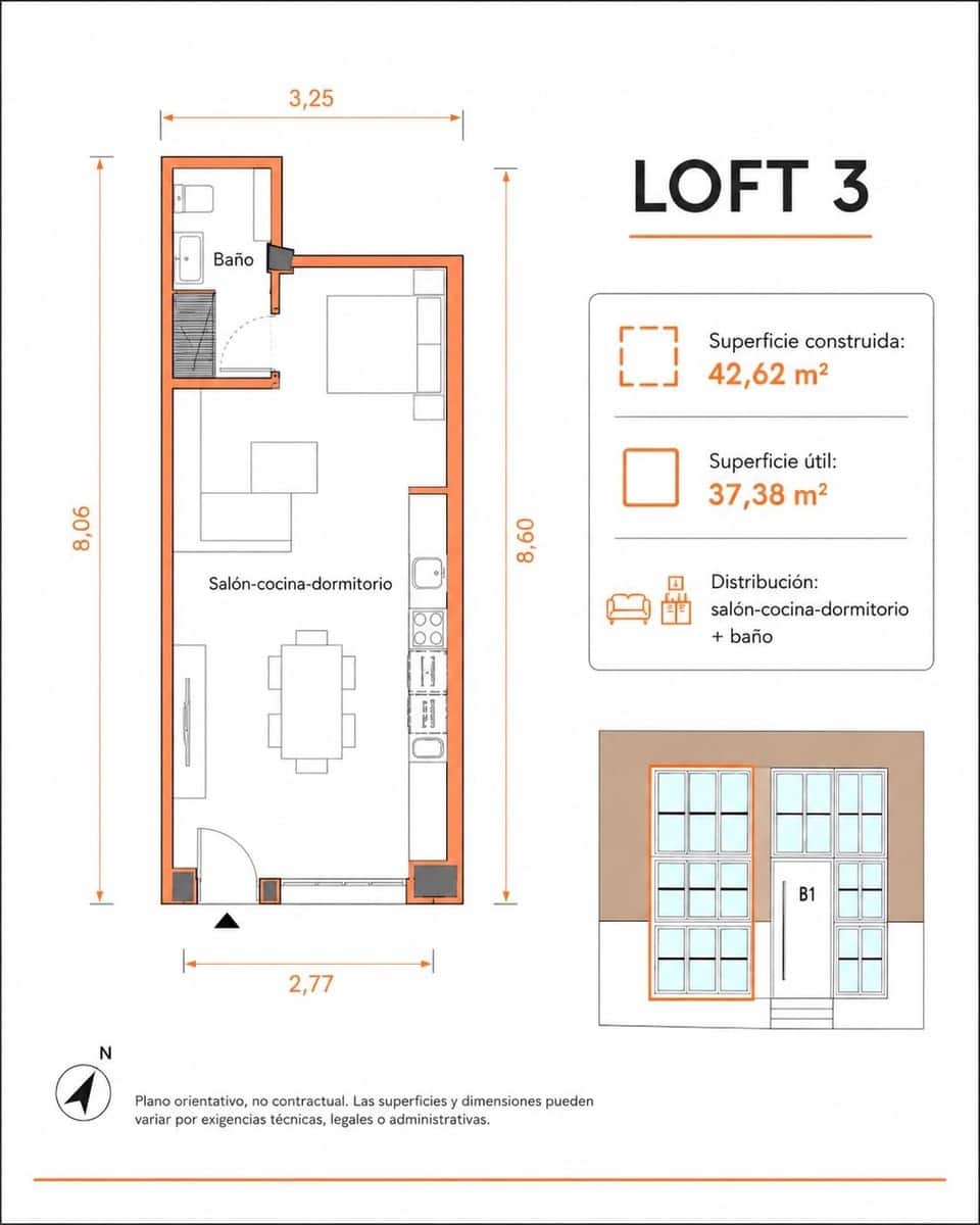 Loft til salg i Malaga by - € 185.000 (Ref: 9938465)
