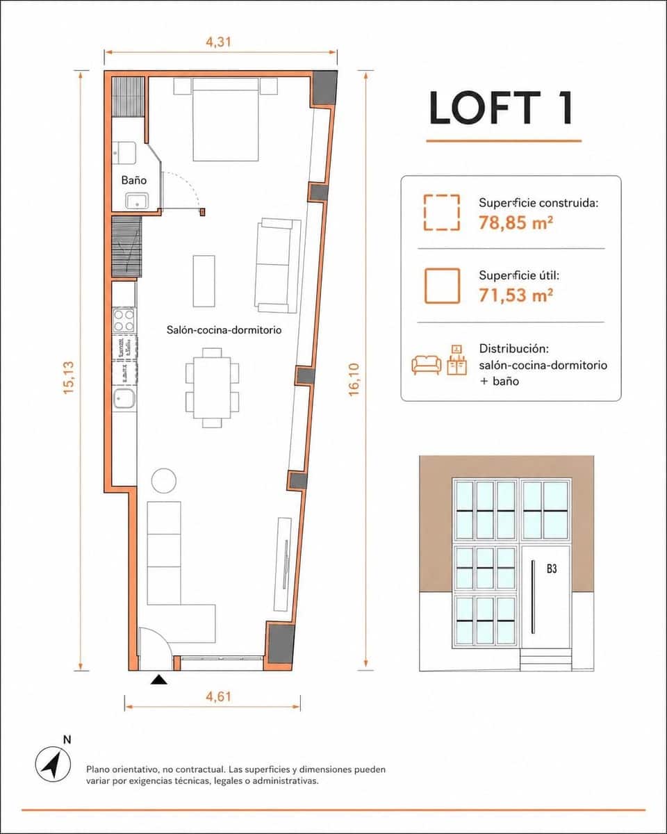 Loft til salg i Malaga by - € 270.000 (Ref: 9938467)