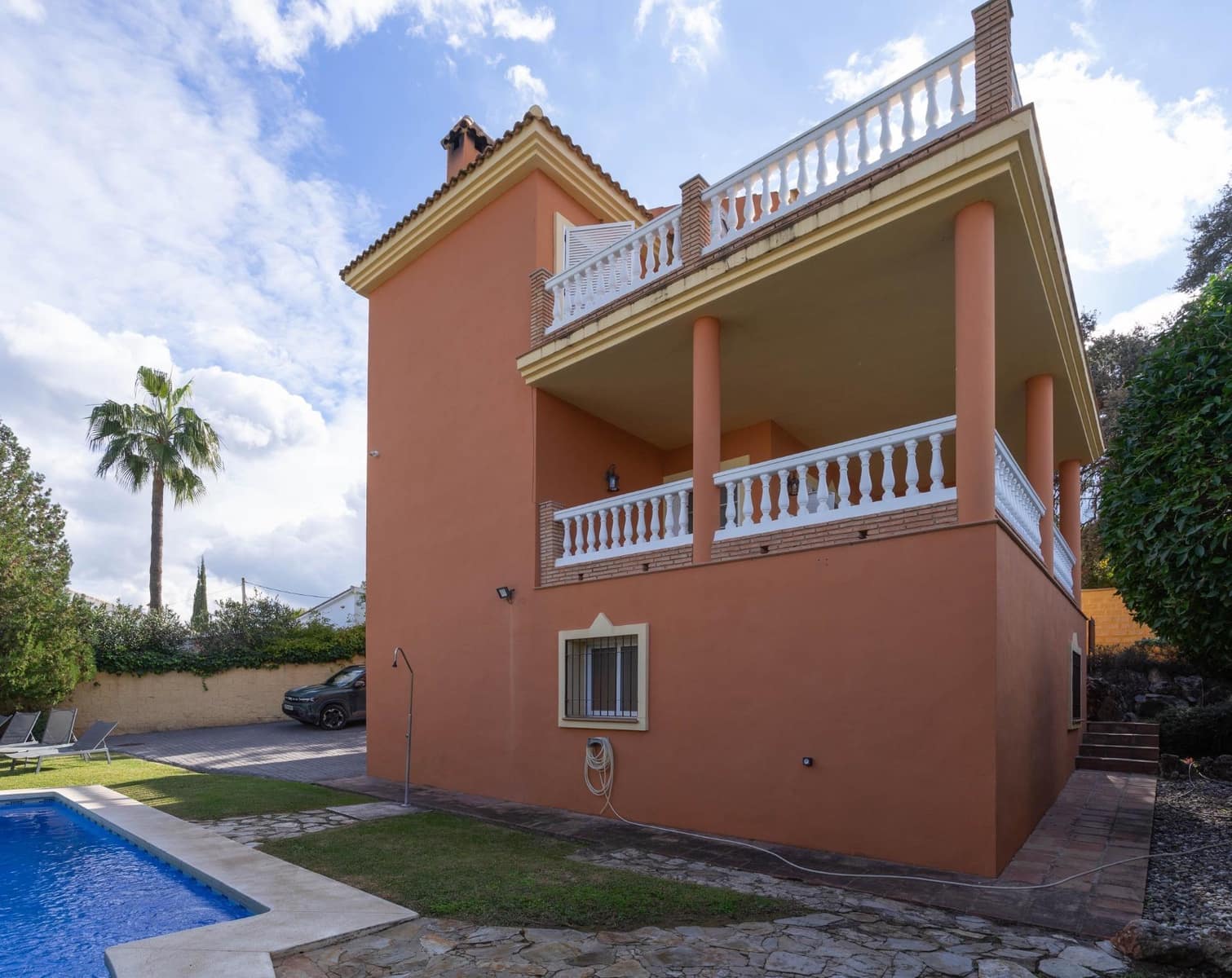 4 soveværelse Villa til leje i Alhaurin el Grande med swimmingpool garage - € 2.700 (Ref: 7295090)