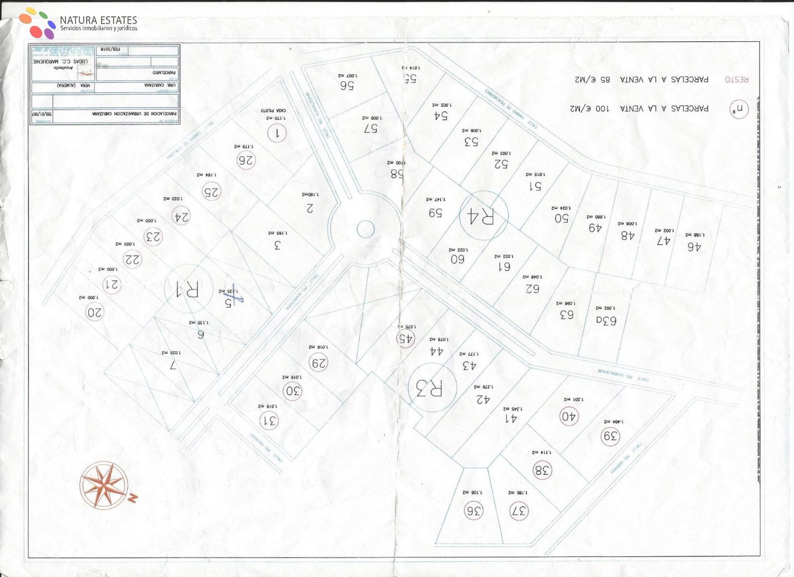 Byggetomt til salgs i Vera - € 115 230 (Ref: 6157839)