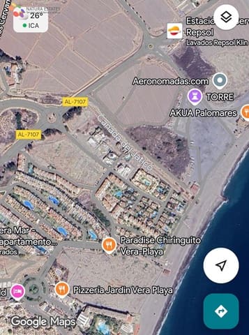 Byggetomt til salgs i Cala Marqués, Vera - € 2 580 000 (Ref: 9048679)