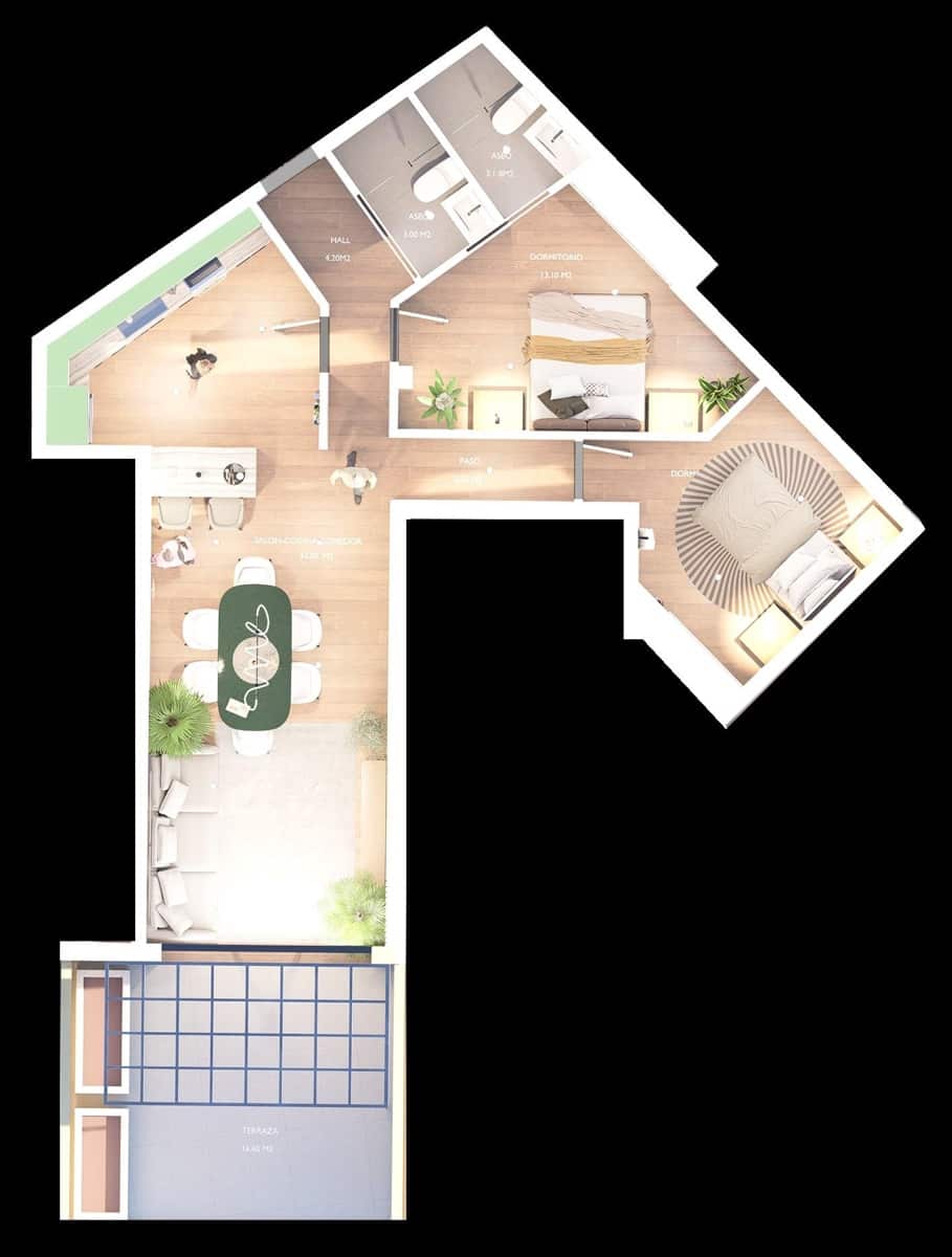 2 bedroom Apartment for sale in Vera with garage - € 130,000 (Ref: 9627452)