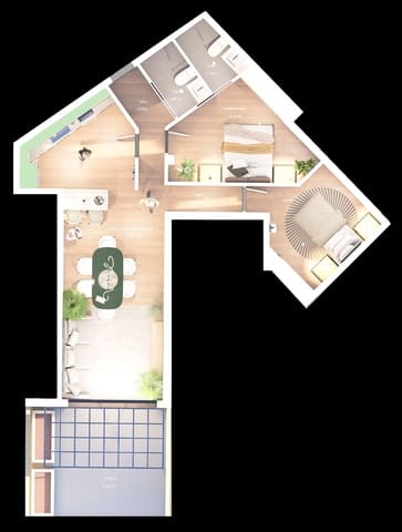 2 soveværelse Lejlighed til salg i Vera med garage - € 130.000 (Ref: 9627452)