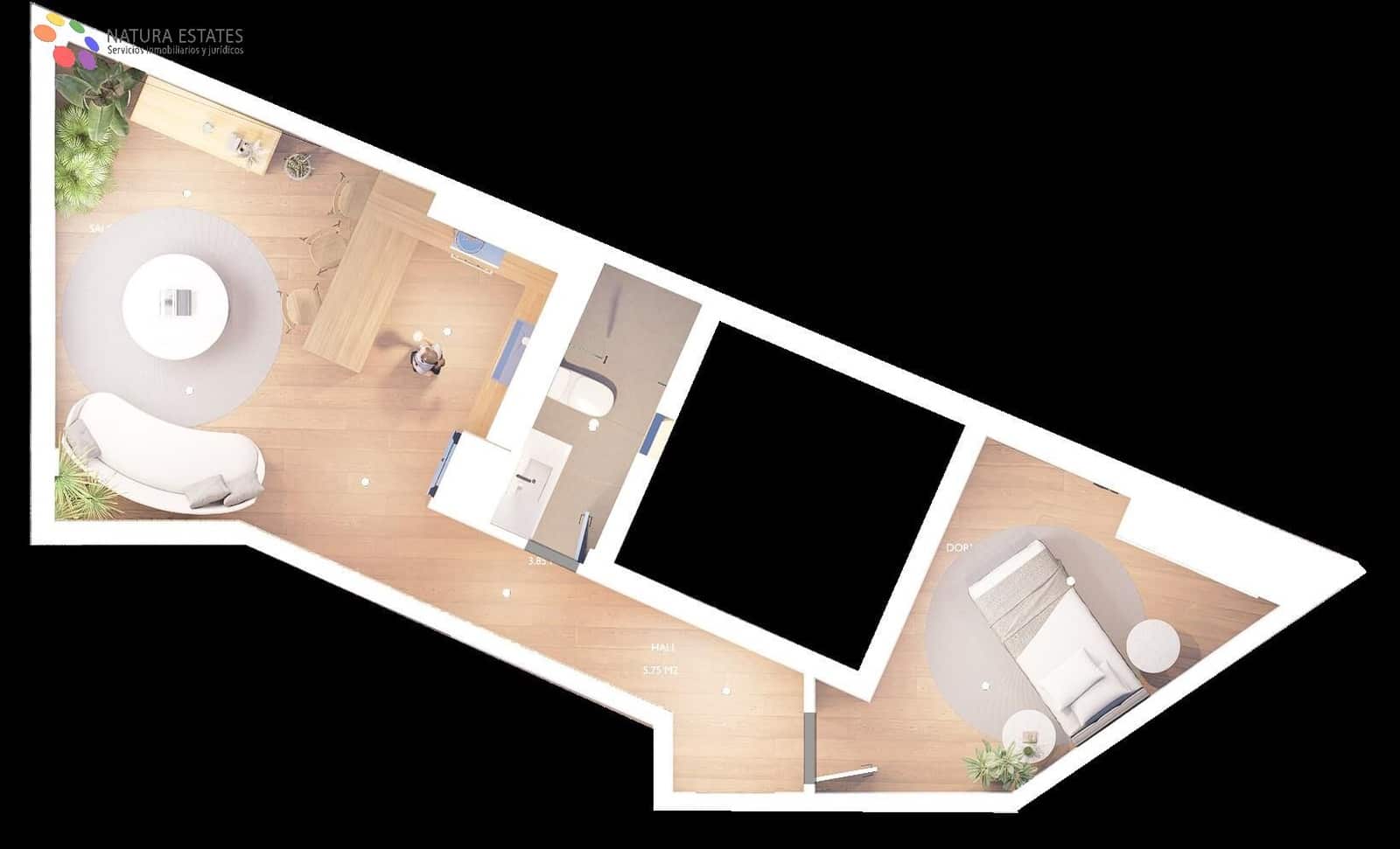 1 soverom Leilighet til salgs i Vera med garasje - € 95 000 (Ref: 9627453)