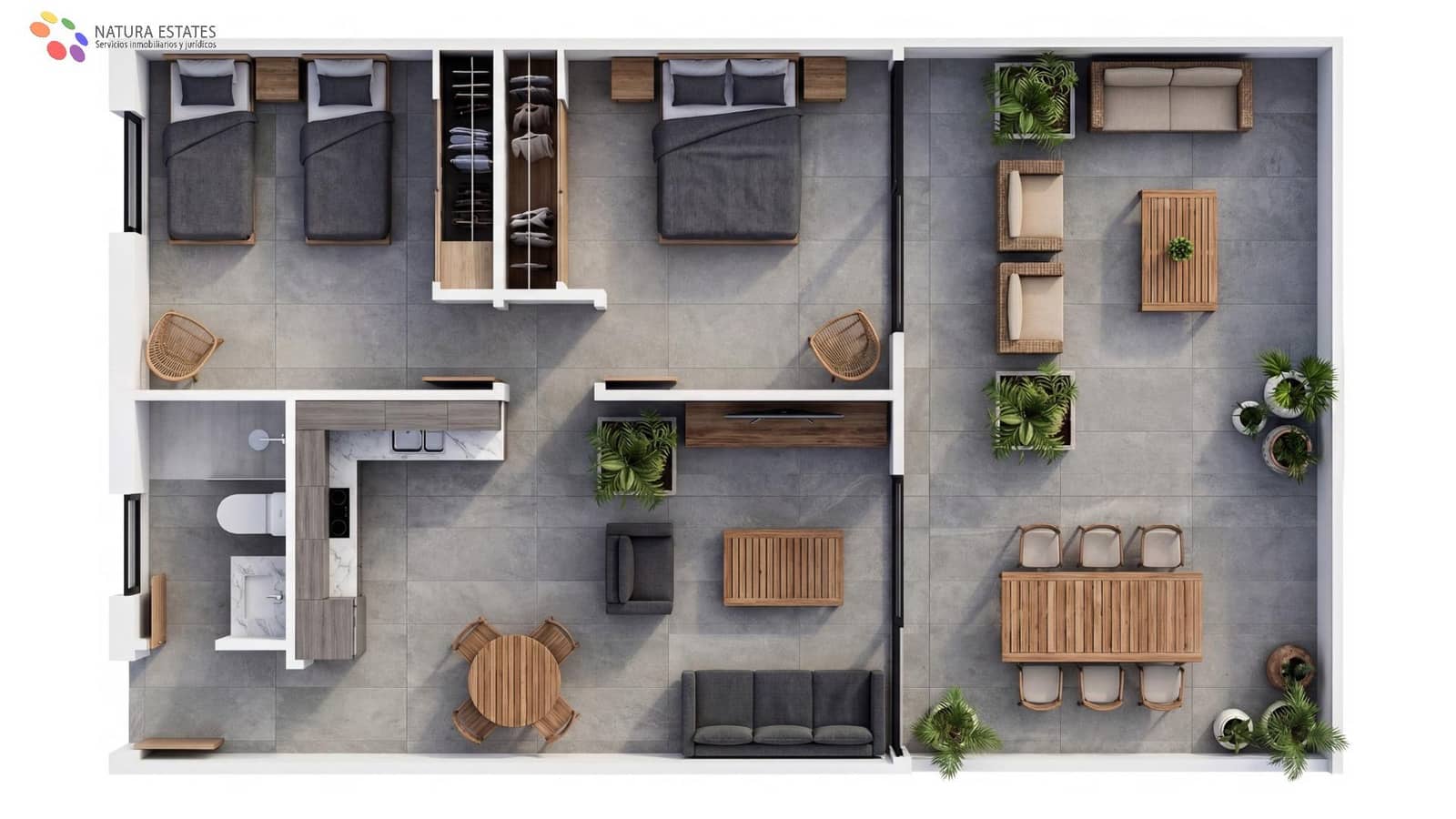 2 makuuhuone Huoneisto myytävänä paikassa Vera mukana uima-altaan - 280 000 € (Ref: 9783104)