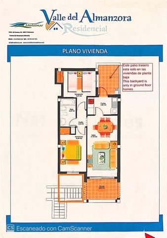 2 sovrum Lägenhet till salu i Palomares, Cuevas del Almanzora med pool garage - 89 000 € (Ref: 9892296)