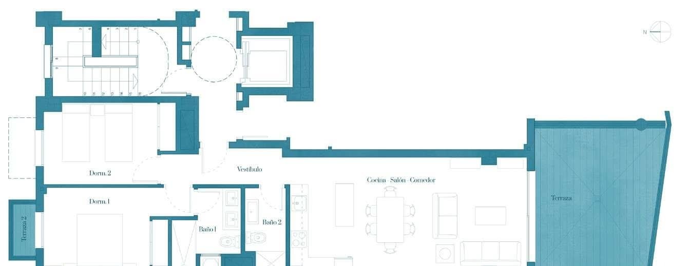 2 quarto Apartamento para venda em Las Lagunas de Mijas com piscina garagem - 380 100 € (Ref: 6618616)