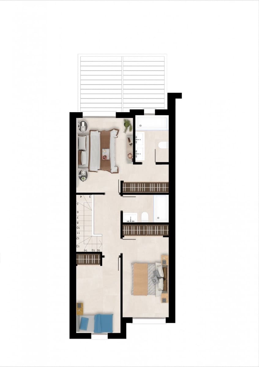 3 soveværelse Rækkehus til salg i Estepona med garage - € 348.000 (Ref: 7016196)