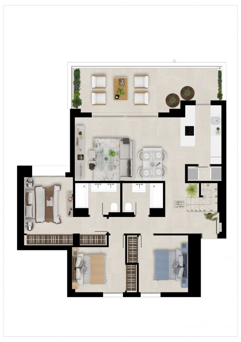 3 bedroom Penthouse for sale in Nueva Andalucia with pool garage - € 950,000 (Ref: 7018340)