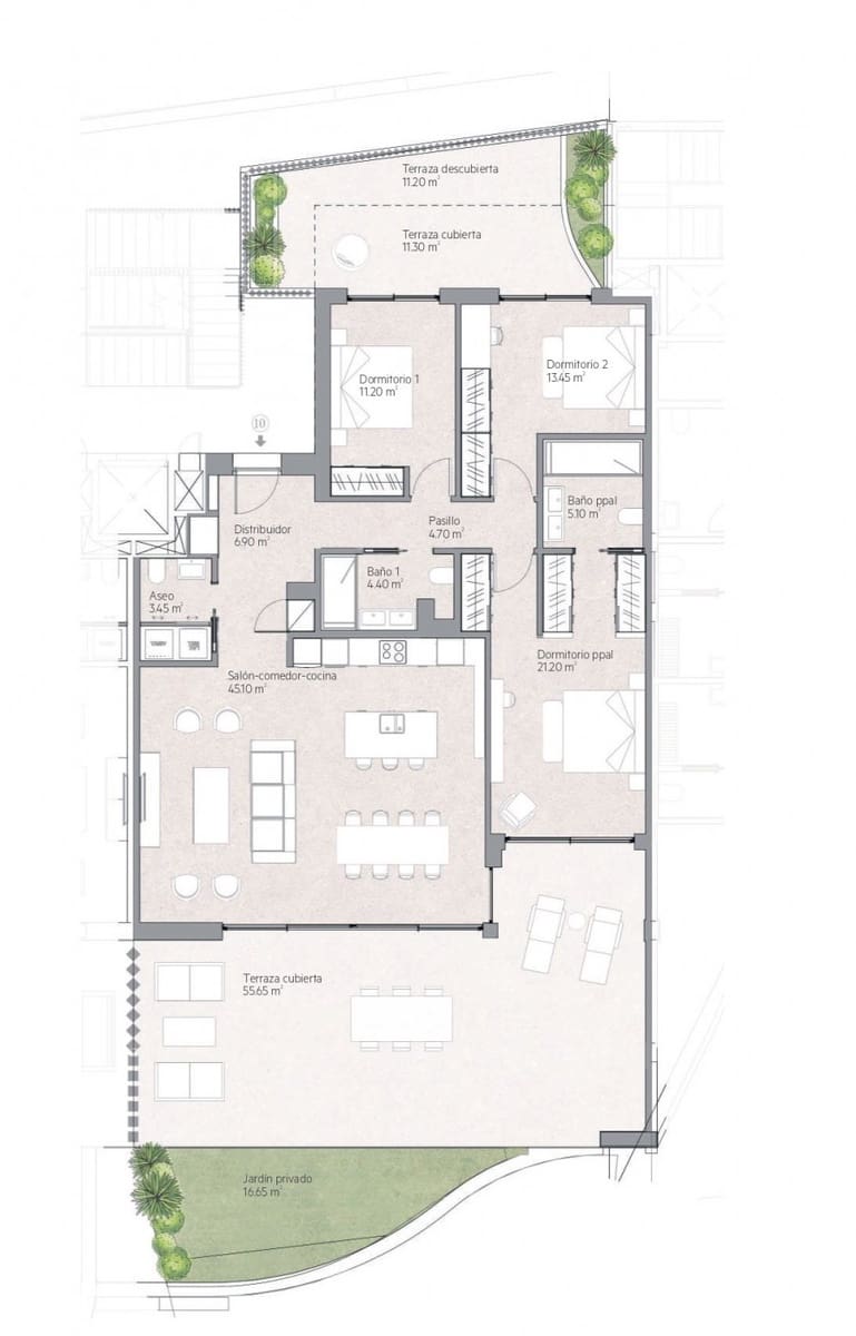 3 soveværelse Lejlighed til salg i Cabopino med swimmingpool garage - € 1.150.000 (Ref: 7034470)