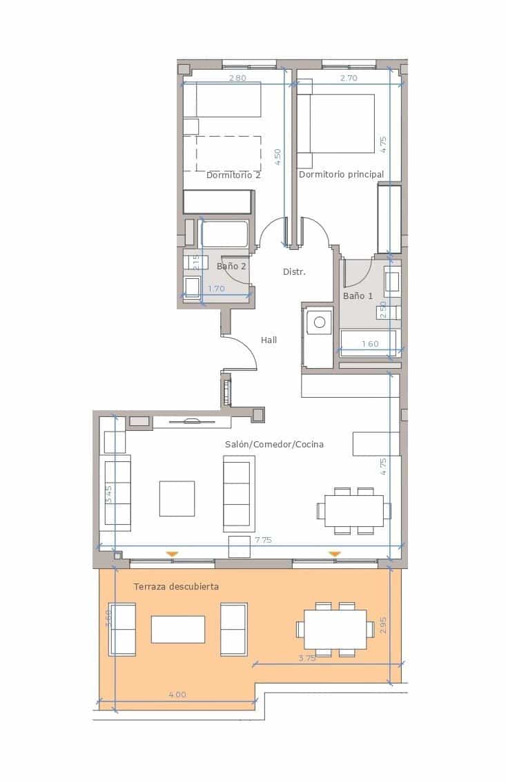 Ático de 2 habitaciones en Estepona en venta con piscina garaje - 360.800 € (Ref: 7034473)
