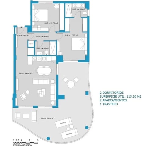2 quarto Apartamento para venda em Las Lagunas de Mijas, Mijas com piscina - 345 000 € (Ref: 7175520)