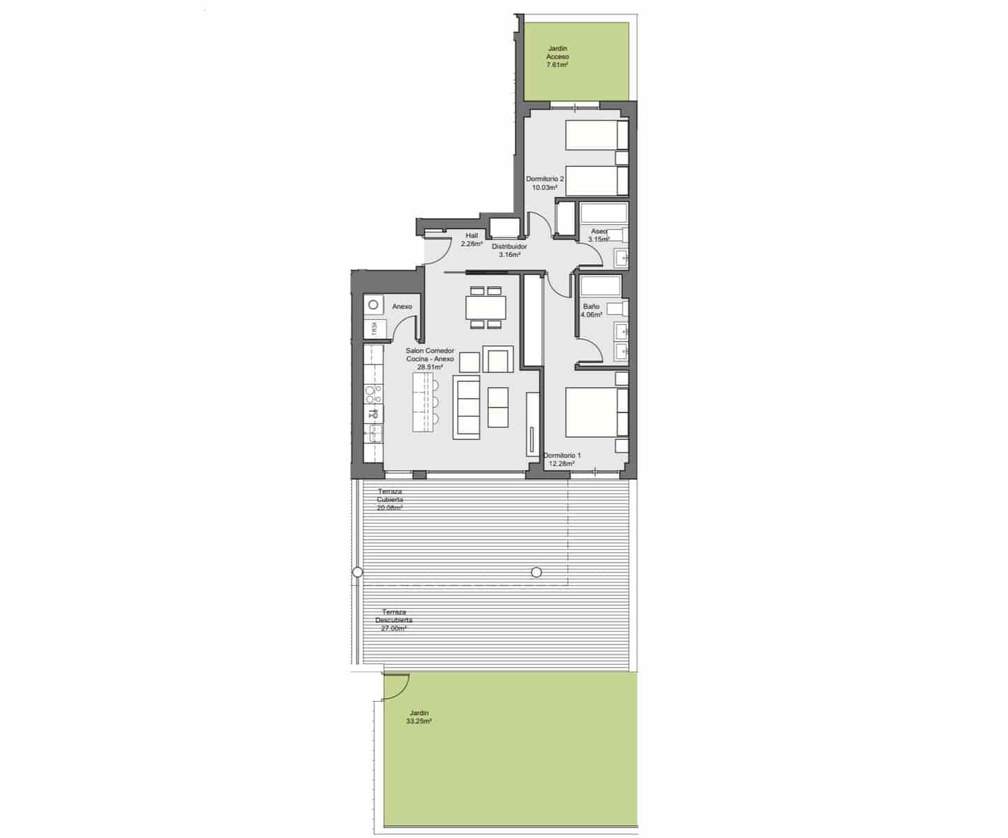 2 makuuhuone Asunto myytävänä paikassa Torremolinos mukana uima-altaan 
autotalli - 595 000 € (Ref: 8109643)