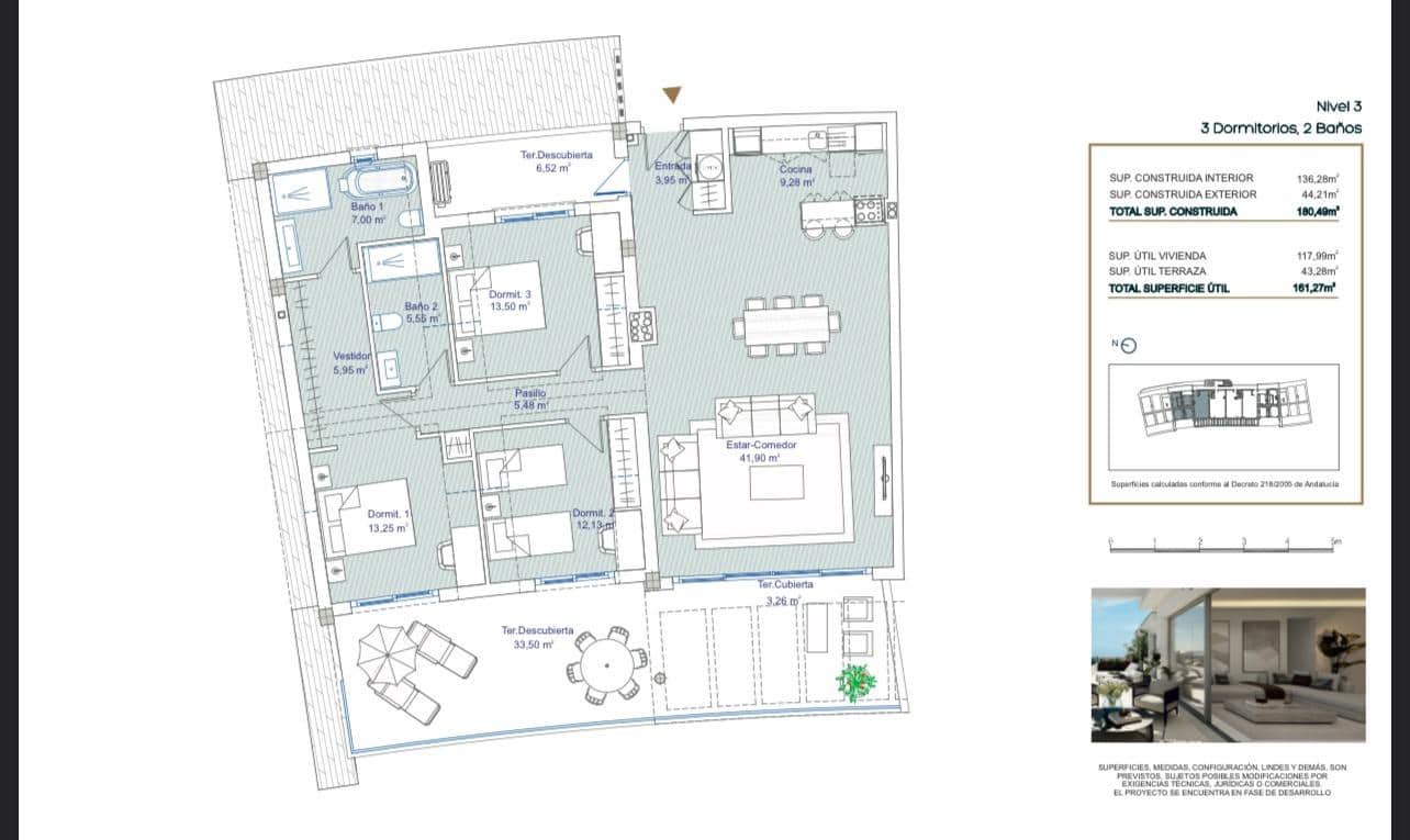 3 soveværelse Lejlighed til salg i Torrequebrada - € 895.000 (Ref: 8798881)