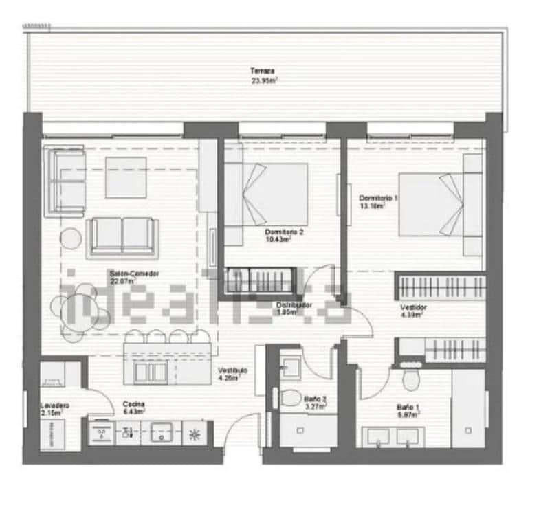 2 makuuhuone Huoneisto myytävänä paikassa Fuengirola mukana uima-altaan 
autotalli - 659 000 € (Ref: 8867293)
