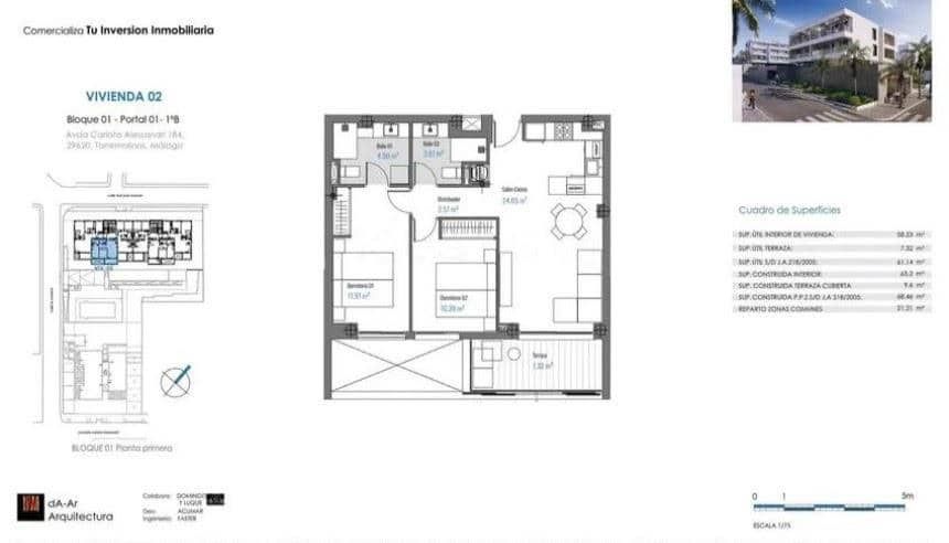 2 sovrum Takvåning till salu i Torremolinos med pool garage - 570 000 € (Ref: 9040302)