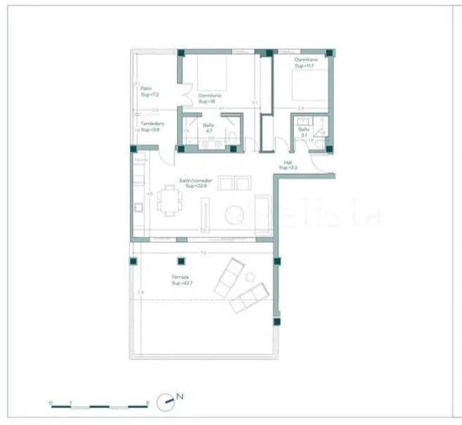 2 soverom Leilighet til salgs i Torrequebrada med svømmebasseng garasje - € 420 000 (Ref: 9057674)