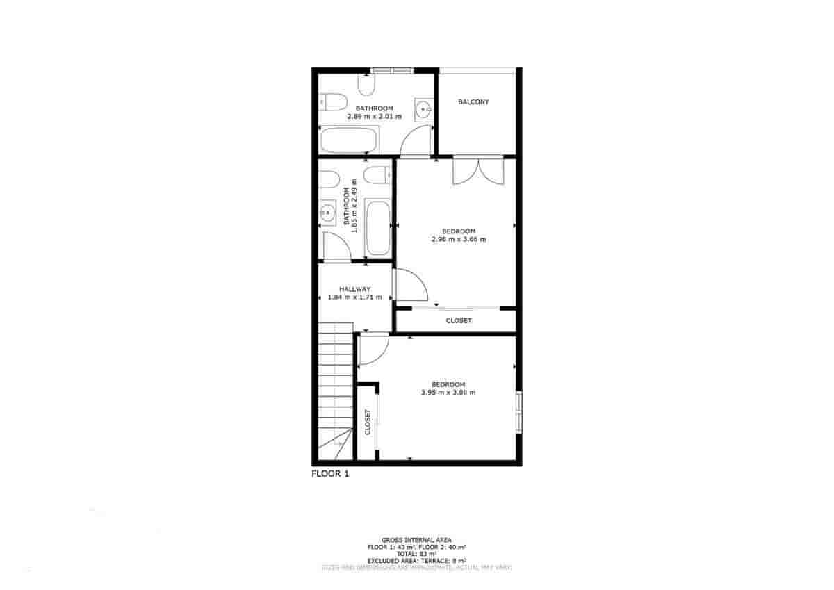 2 soveværelse Rækkehus til salg i Benalmadena med garage - € 375.000 (Ref: 9156112)