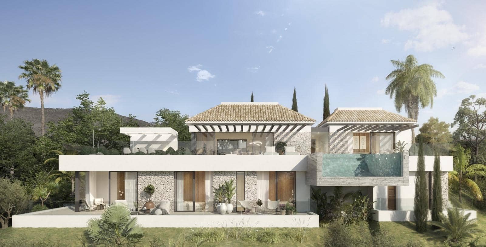 4 sovrum Villa till salu i Mijas Golf med pool garage - 1 750 000 € (Ref: 9818300)