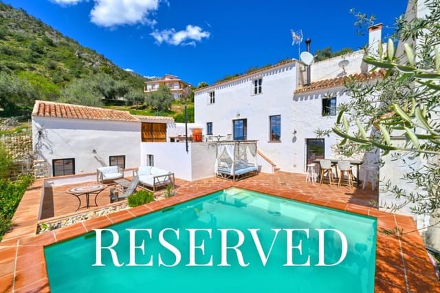 6 chambre Finca/Maison de Campagne à vendre à Periana avec piscine - 585 000 € (Ref: 8902925)