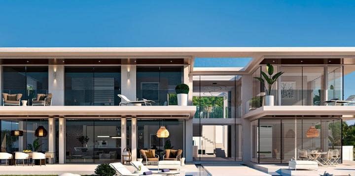 Chalet de 4 habitaciones en Estepona en venta con piscina - 1.595.000 € (Ref: 10001437)