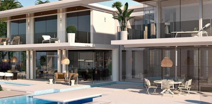 Chalet de 4 habitaciones en Estepona en venta con piscina - 1.595.000 € (Ref: 10001437)