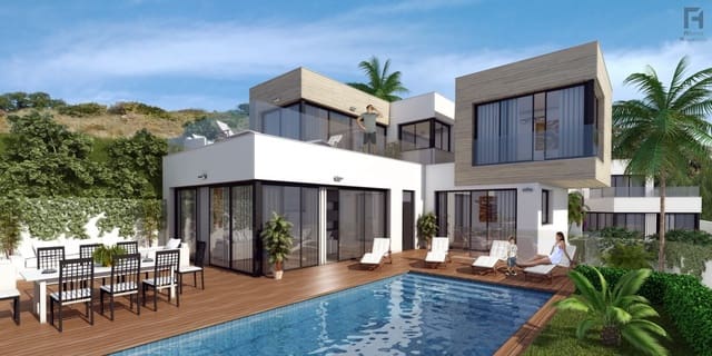 4 sovrum Villa till salu i Mijas med pool garage - 845 000 € (Ref: 10001510)