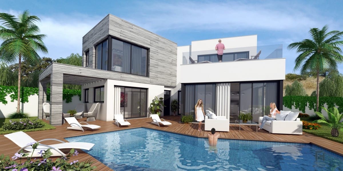 4 sovrum Villa till salu i Mijas med pool garage - 845 000 € (Ref: 10001510)
