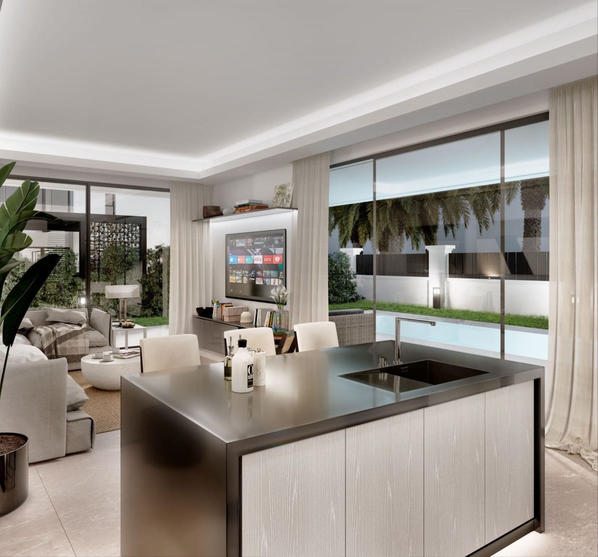 Chalet de 4 habitaciones en Golden Mile en venta con piscina garaje - 3.150.000 € (Ref: 10001535)