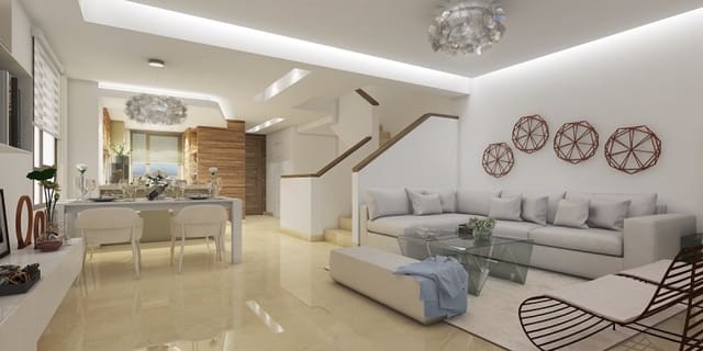 3 soverom Hus til salgs i Mijas med svømmebasseng garasje - € 365 000 (Ref: 10001626)
