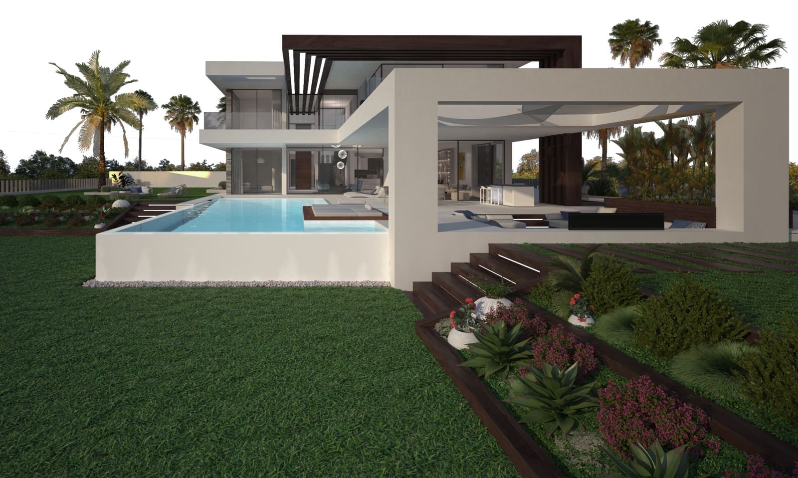 Chalet de 4 habitaciones en New Golden Mile en venta con piscina garaje - 1.733.000 € (Ref: 10001861)