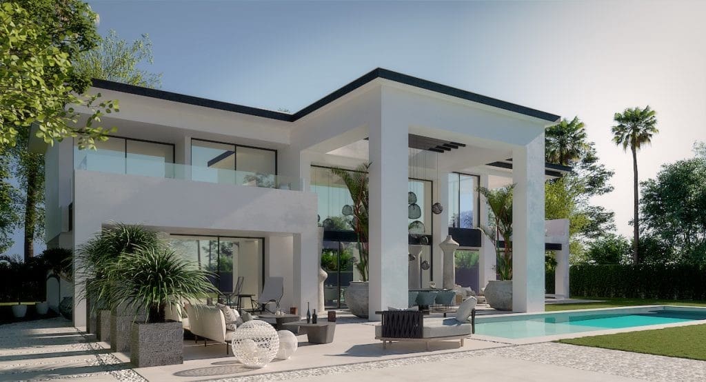 4 soverom Villa til salgs i Marbella med svømmebasseng garasje - € 2 623 500 (Ref: 10001868)
