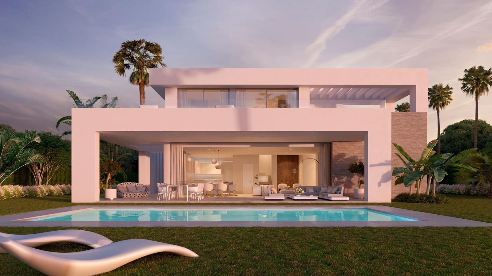 3 sypialnia Willa na sprzedaż w Mijas Costa z basenem garażem - 1 500 000 € (Ref: 10001870)