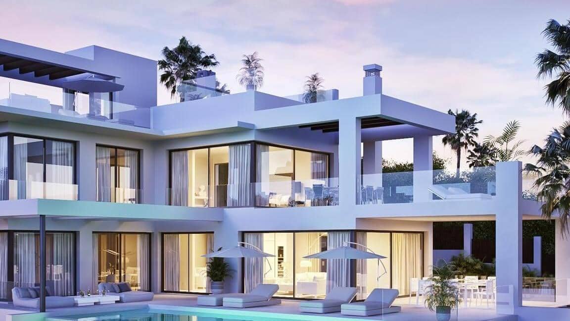 5 sypialnia Willa na sprzedaż w Estepona z basenem garażem - 1 450 000 € (Ref: 10001877)