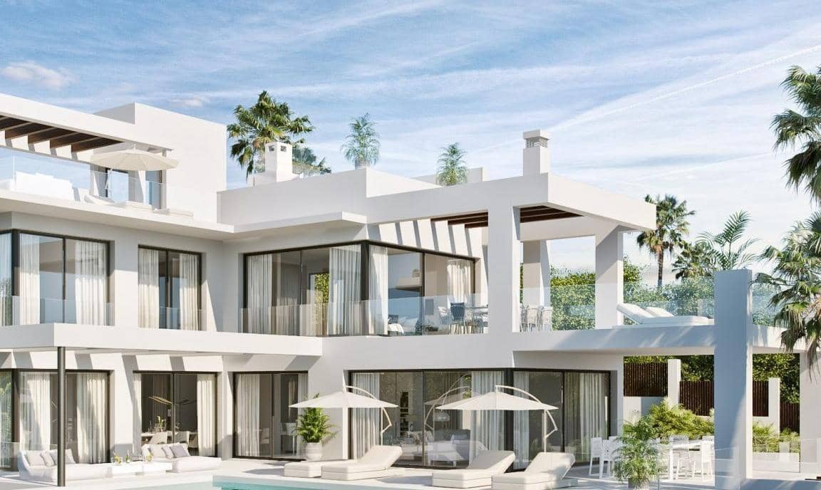 5 sypialnia Willa na sprzedaż w Estepona z basenem garażem - 1 450 000 € (Ref: 10001877)