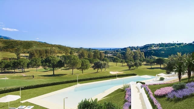 Apartamento de 3 habitaciones en Mijas Costa, Mijas en venta con piscina garaje - 295.000 € (Ref: 10001888)