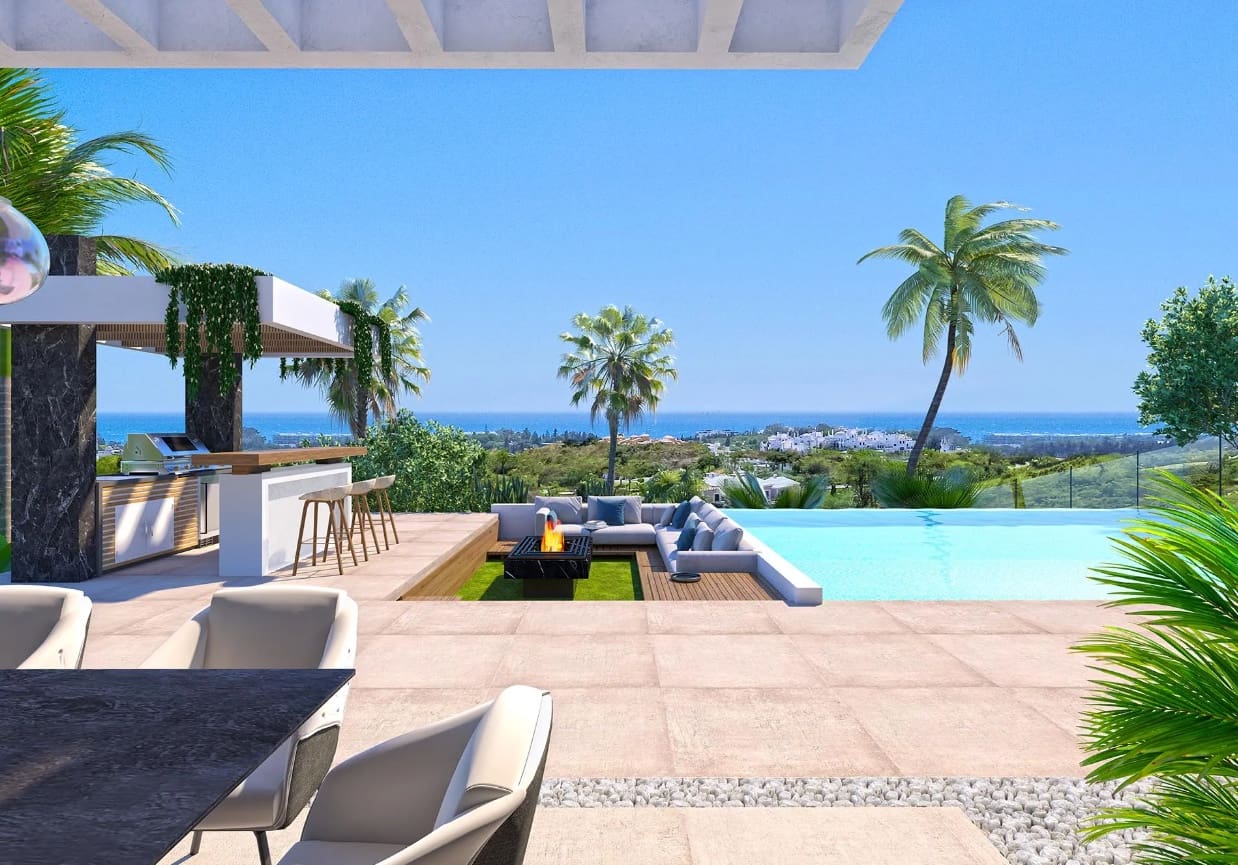 Chalet de 4 habitaciones en Marbella en venta con piscina garaje - 1.895.000 € (Ref: 10001897)