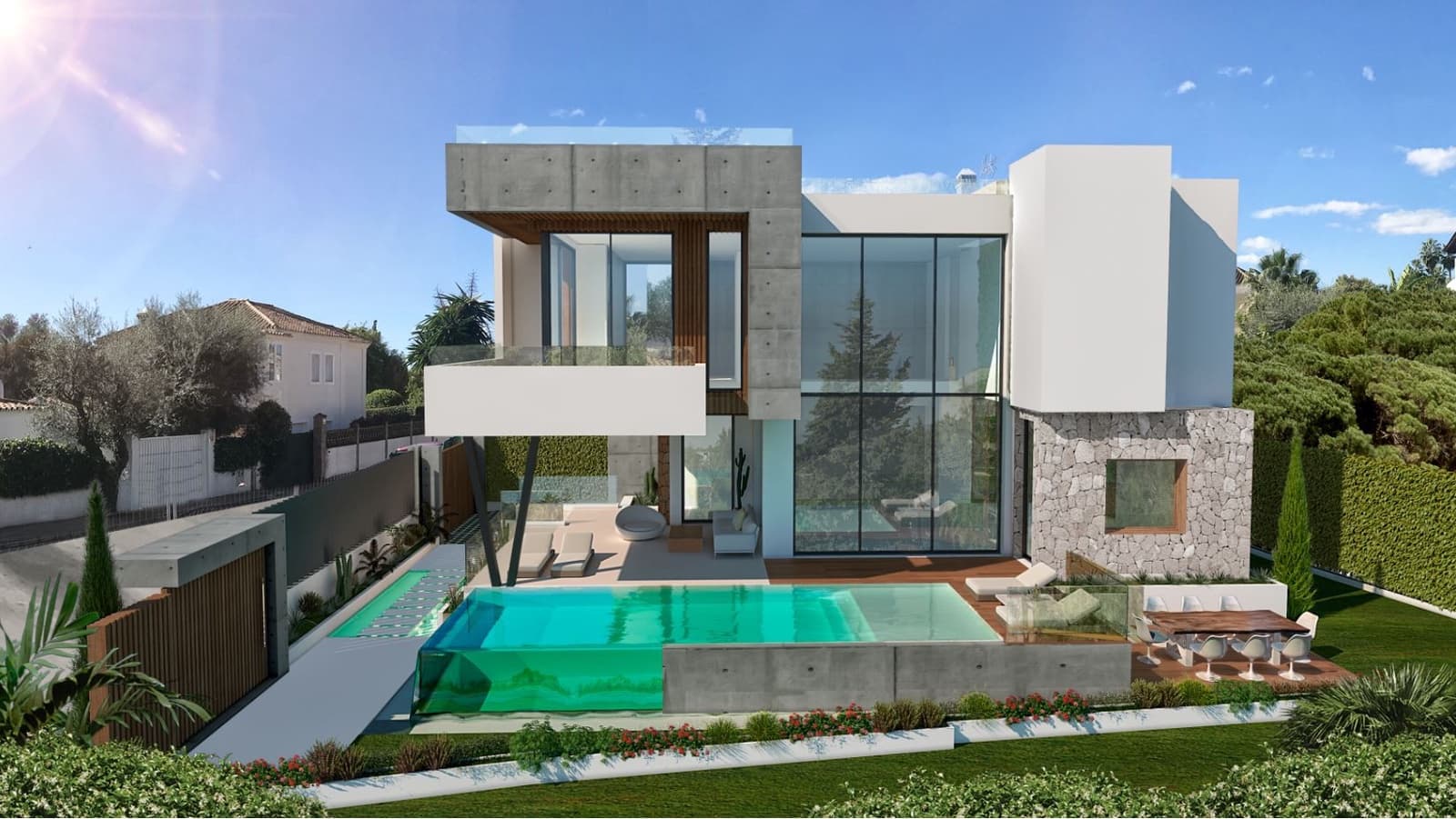 4 chambre Villa/Maison à vendre à Marbella avec piscine garage - 4 176 000 € (Ref: 10001911)